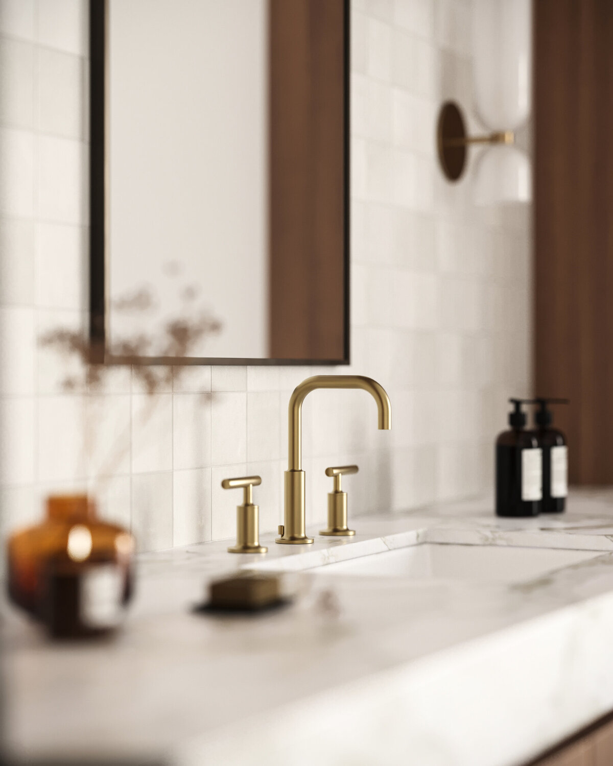 LUXURY BATHROOOM RENDERING