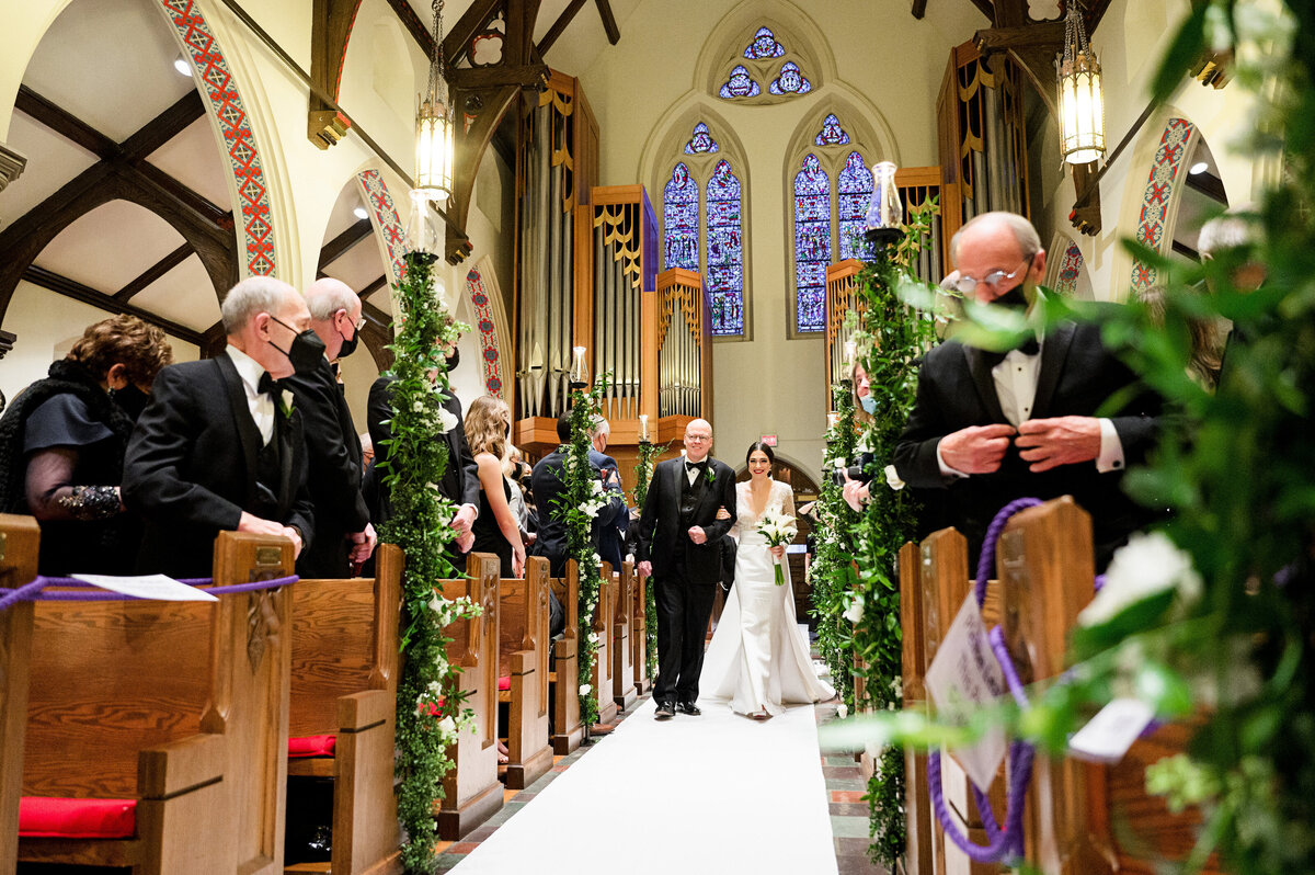 wedding ceremony at cathedral of st paul gannon university