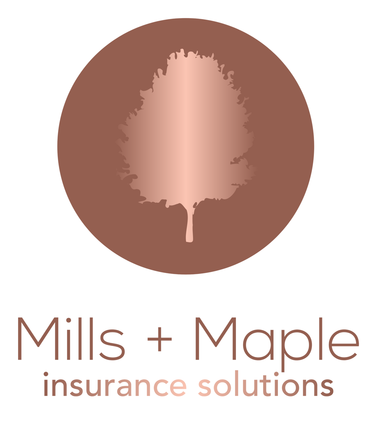 Mills and Maple Color logo - no background- Insurance Solutions