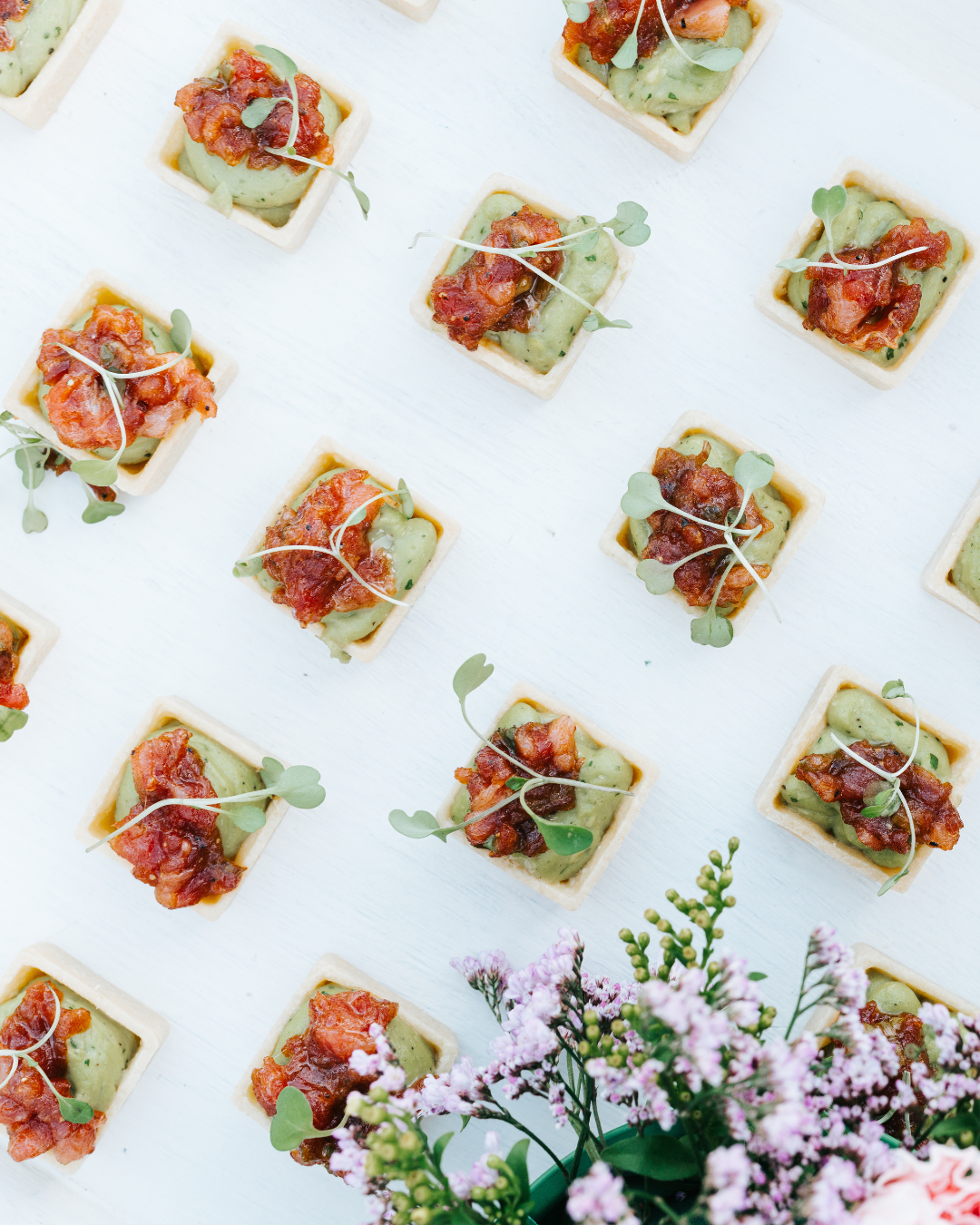 Event food styling and catering setup in London by Nouré & Co