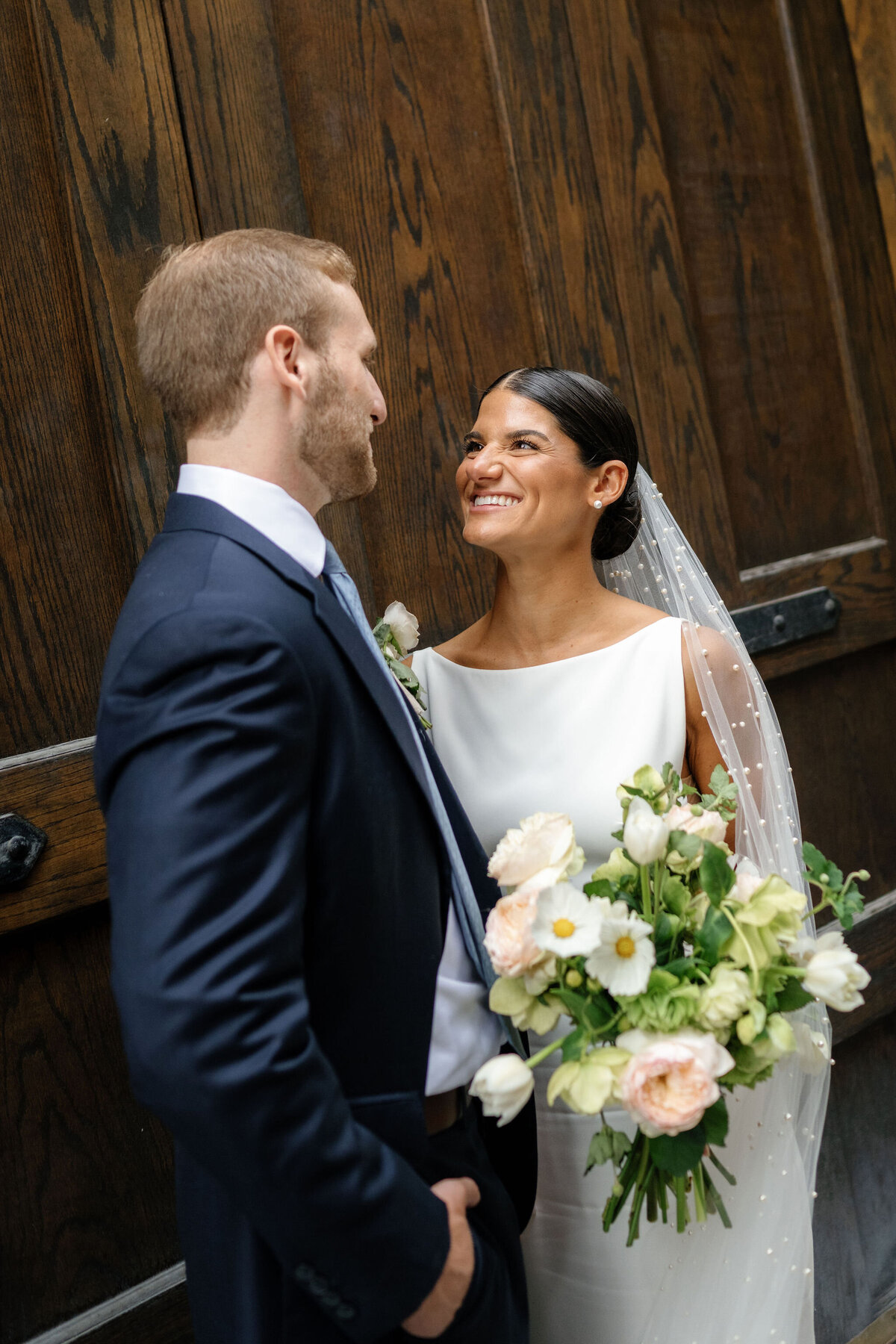 Bride & Groom Portrait by Lisa Blanche Photography