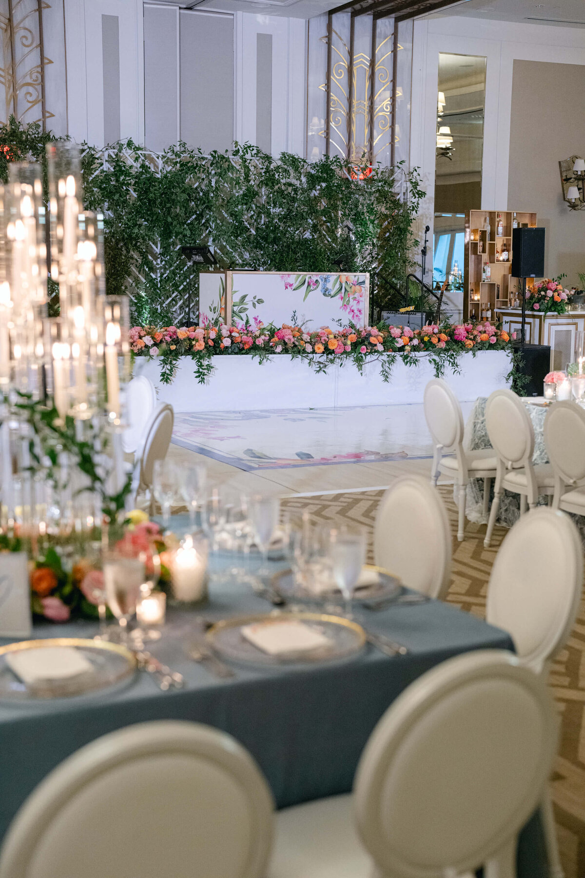 Wedding reception at Rosewood Baha Mar, planning by destination wedding planner Julian Leaver Events