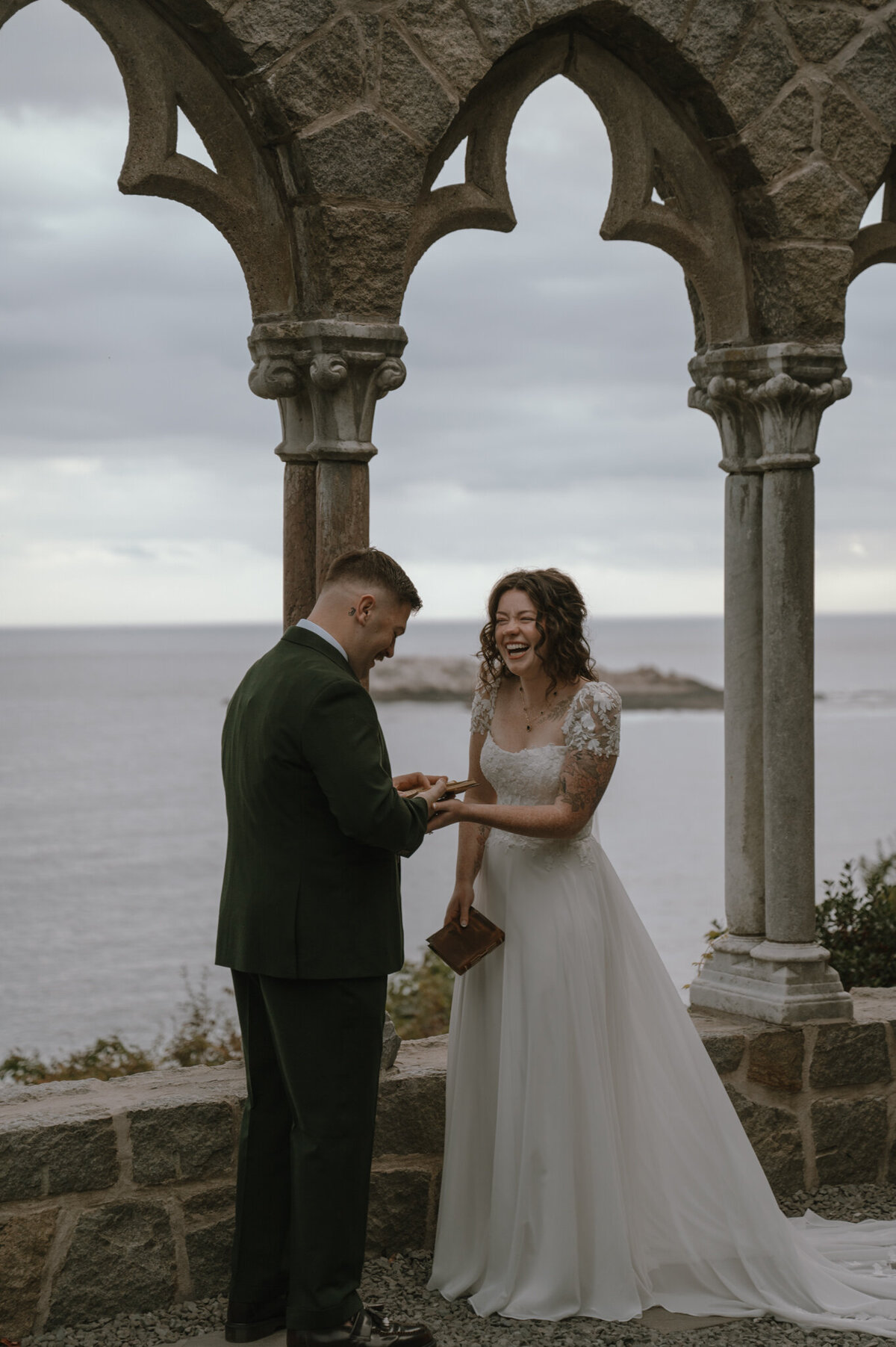 Elopement. New Hampshire Elopement Photographer. New England Elopement Photographer. Emotional. Vows. 