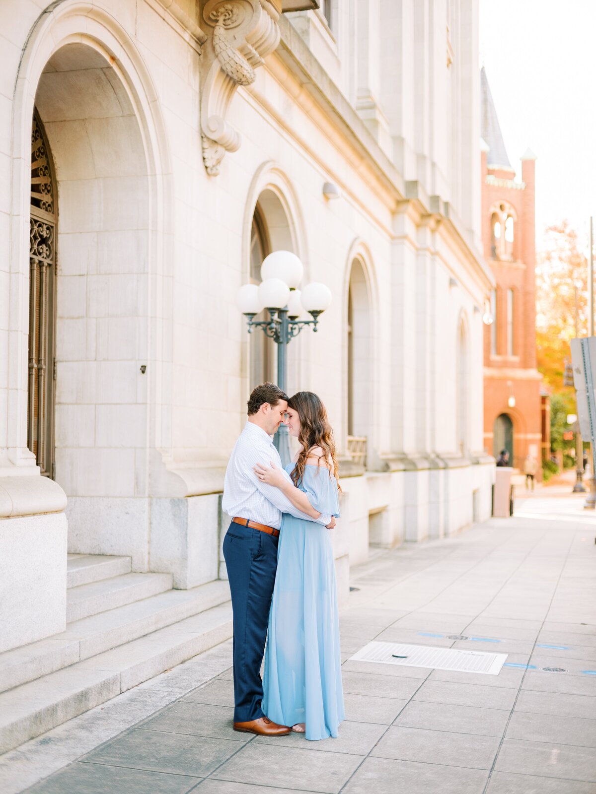 Downtown Raleigh NC Fall Engagement Session_0011