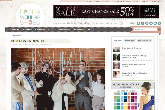 Green Wedding Shoes Wedding Inspiration - Weddings by Milou & Olin