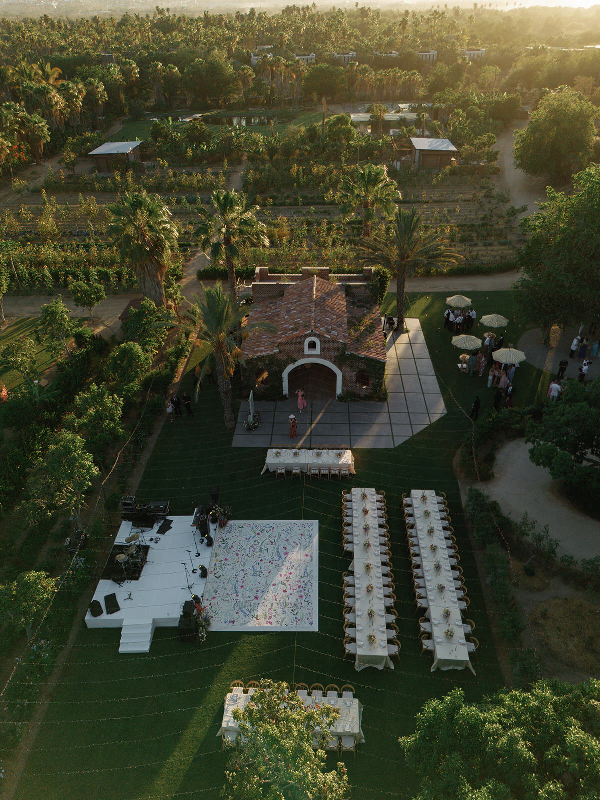 flora farms reception