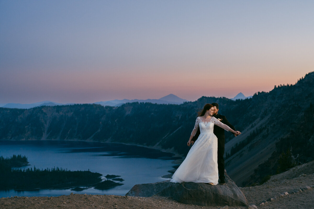 Crater lake elopement