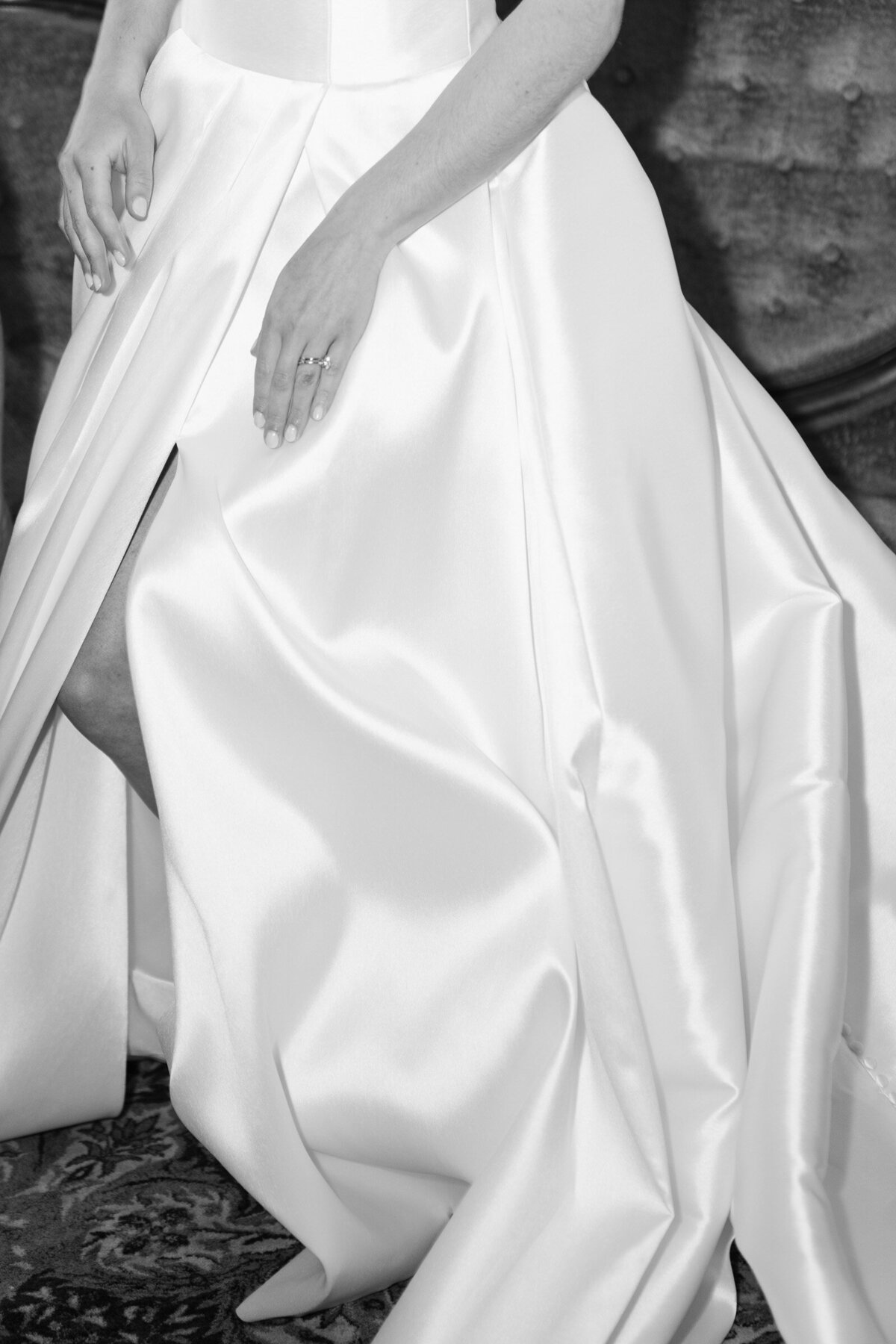 Turner Hill wedding in Ipswich MA featuring elegant estate architecture and romantic garden portraits.