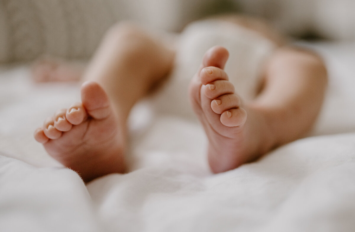 Newborn feet