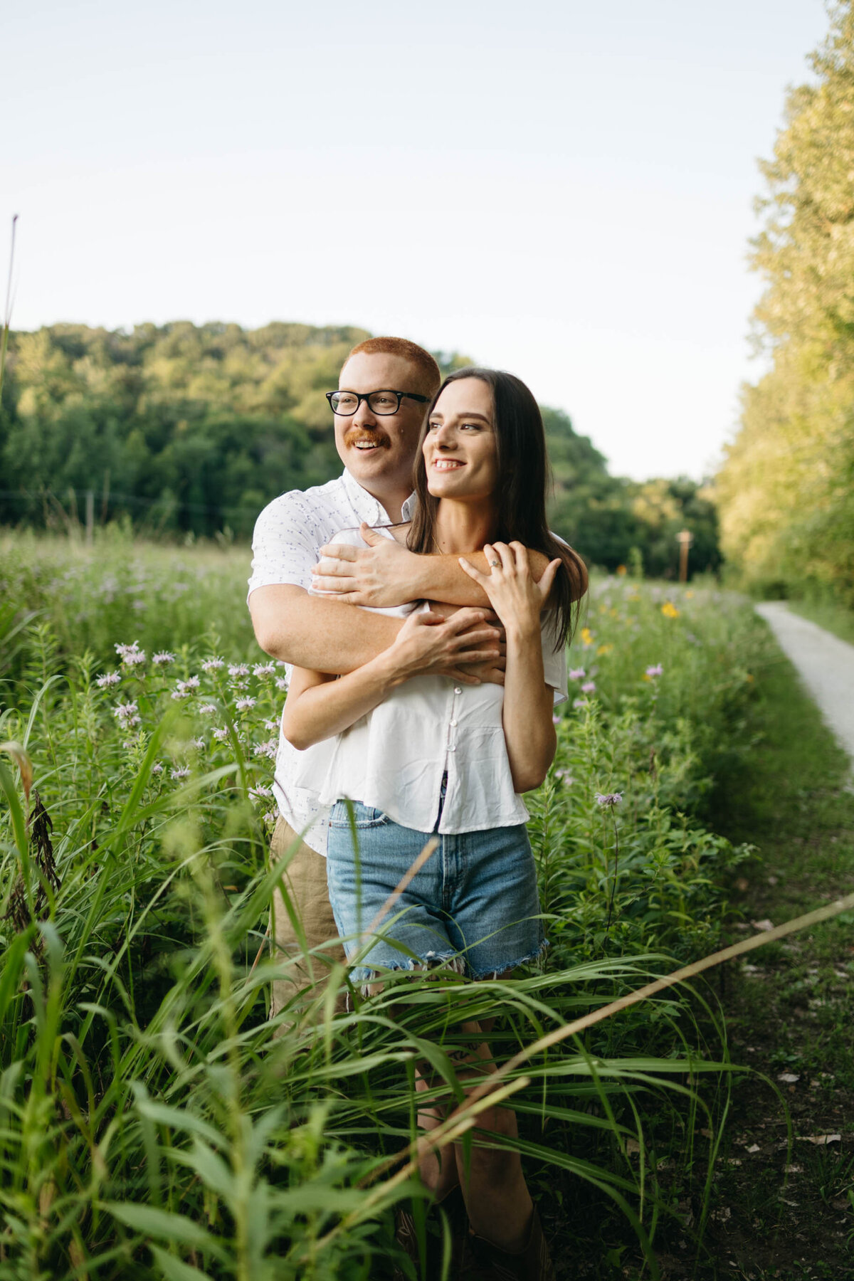 Romantic Summer Engagment Defiance Missouri  (8)