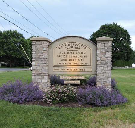 Township Sign A Herr Park Entrance