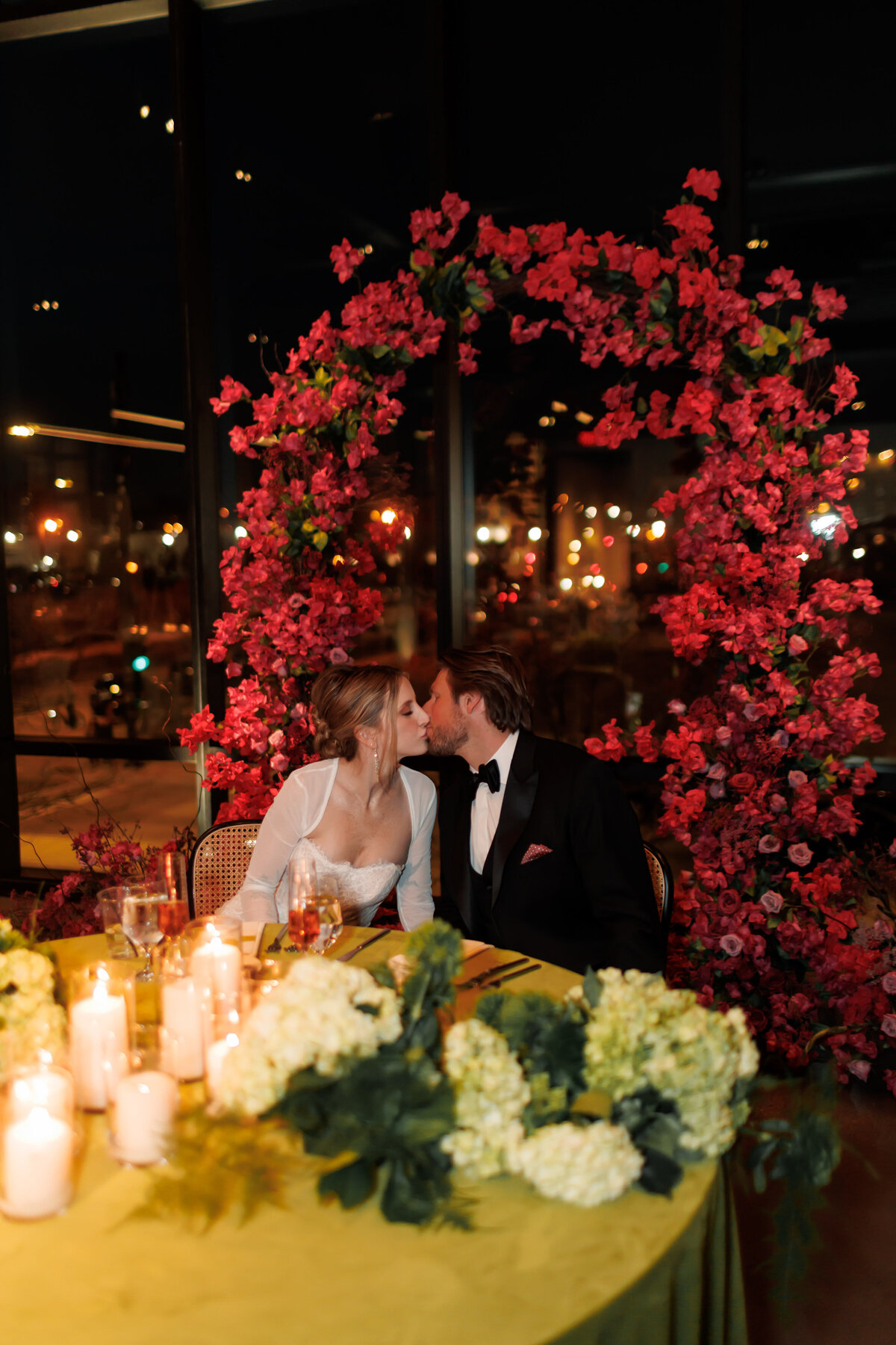 bold color block wedding gather at deer district milwaukee -75