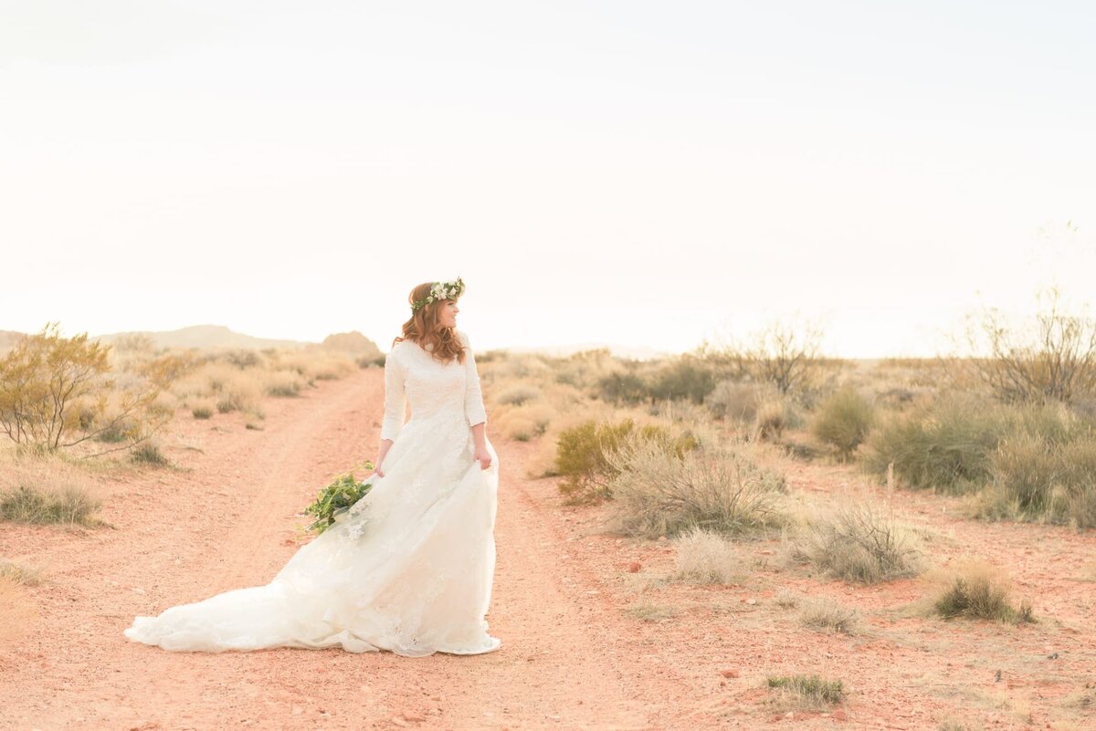 bride-in-the-desert-north-carolina