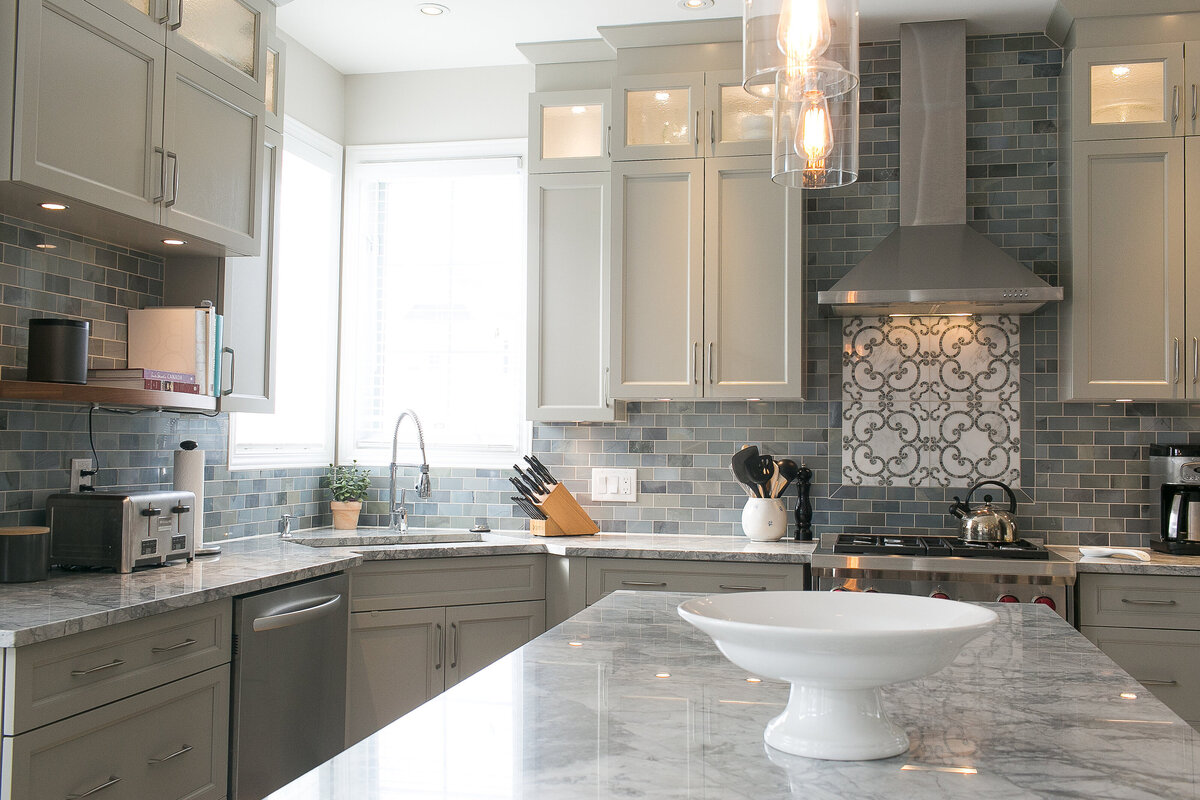 Transitional Marble Moonstone Kitchen (7)