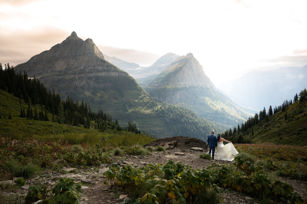 Glacier National Park Montana Elopement and Wedding Photographer