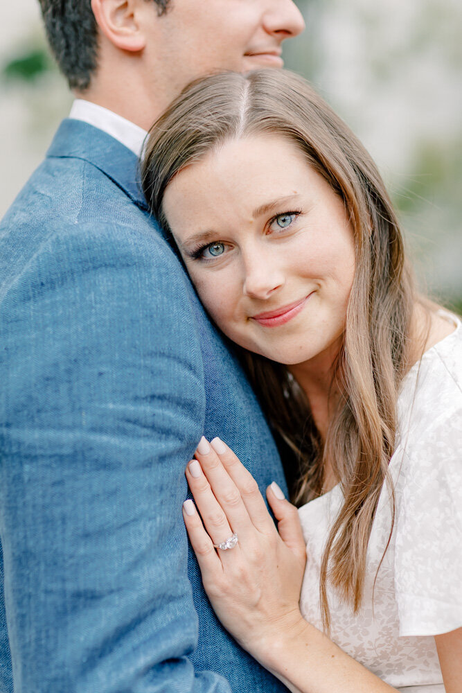 ENP - Historic Downtown Engagement Session and floral engagement outfit inspiration - Atlanta Wedding Photographer - Light and Airy Film Wedding Photographers in GA-3
