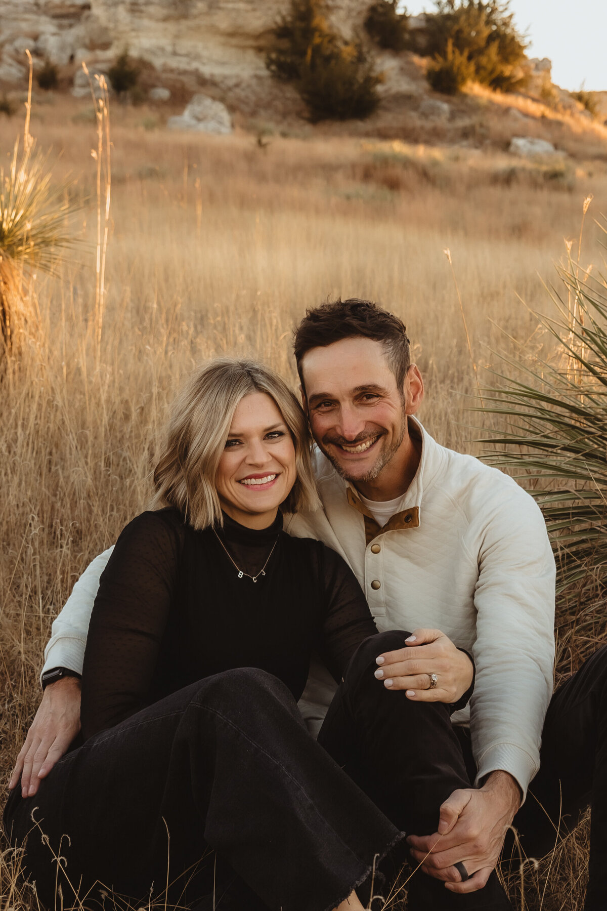 COUPLE AT NORTON KANSAS PHOTO SESSION