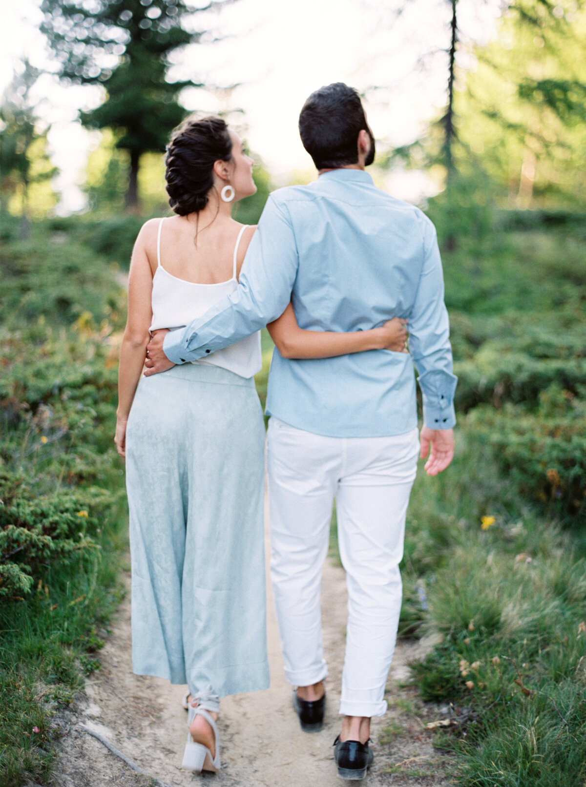 Couples photography session outdoors in Moosalp, Valais, Switzerland - 11
