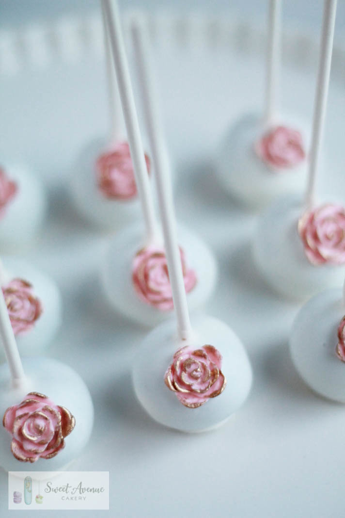 rose cake pops