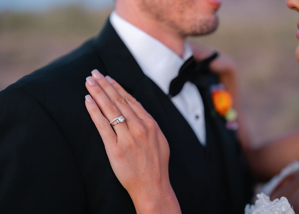 Phoenix Arizona desert wedding photo at The Paseo