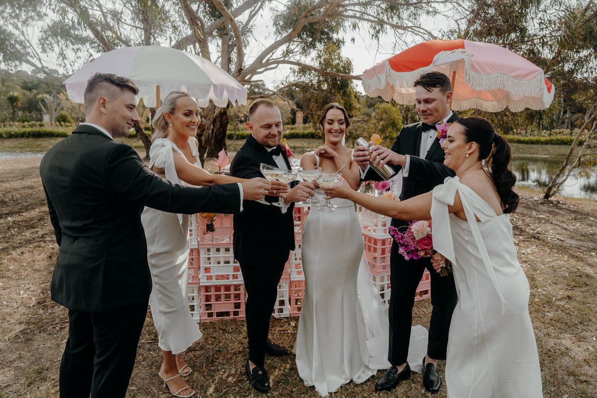 An example of Mornington Peninsula wedding photography from Jake Grinde Photography.