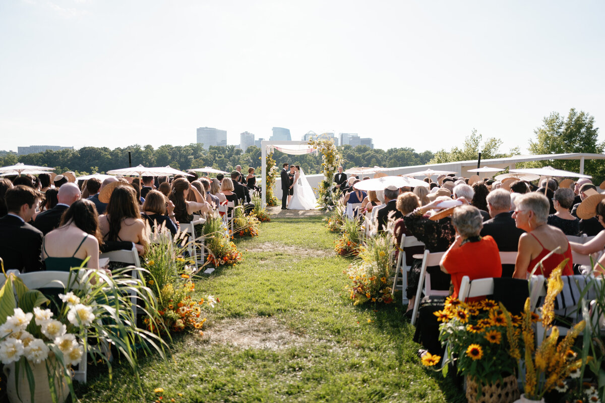 Summer Wedding Ceremony in Washington DC 16