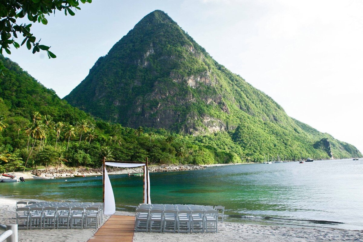 st lucia simple wedding