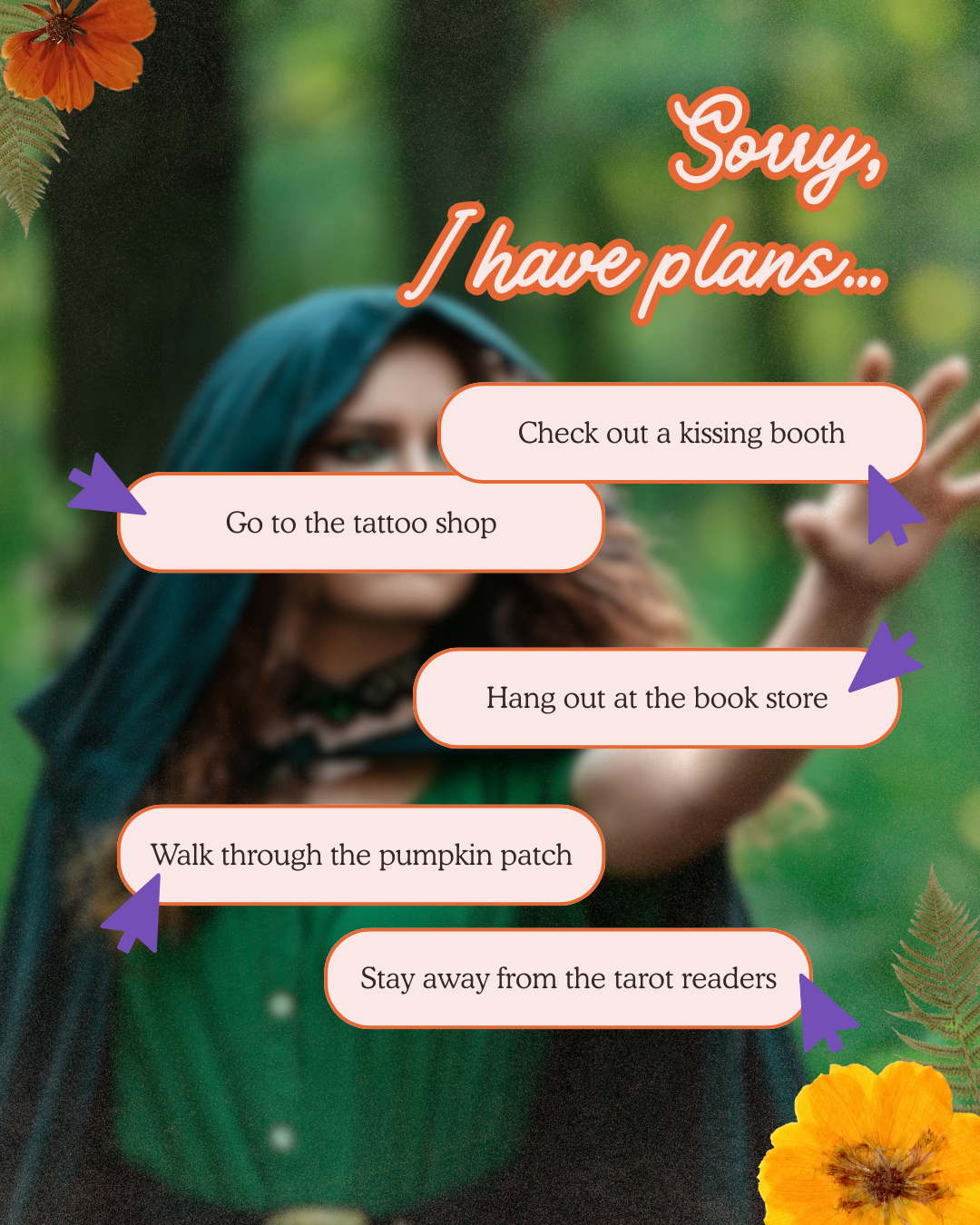 AHOAS - Sorry i have plans