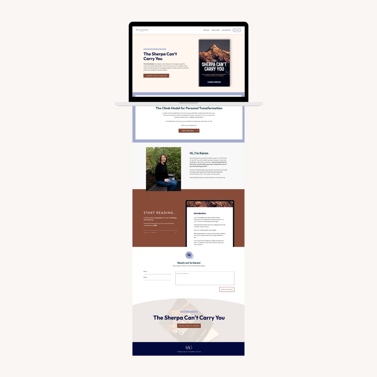 KAG Website Mockup