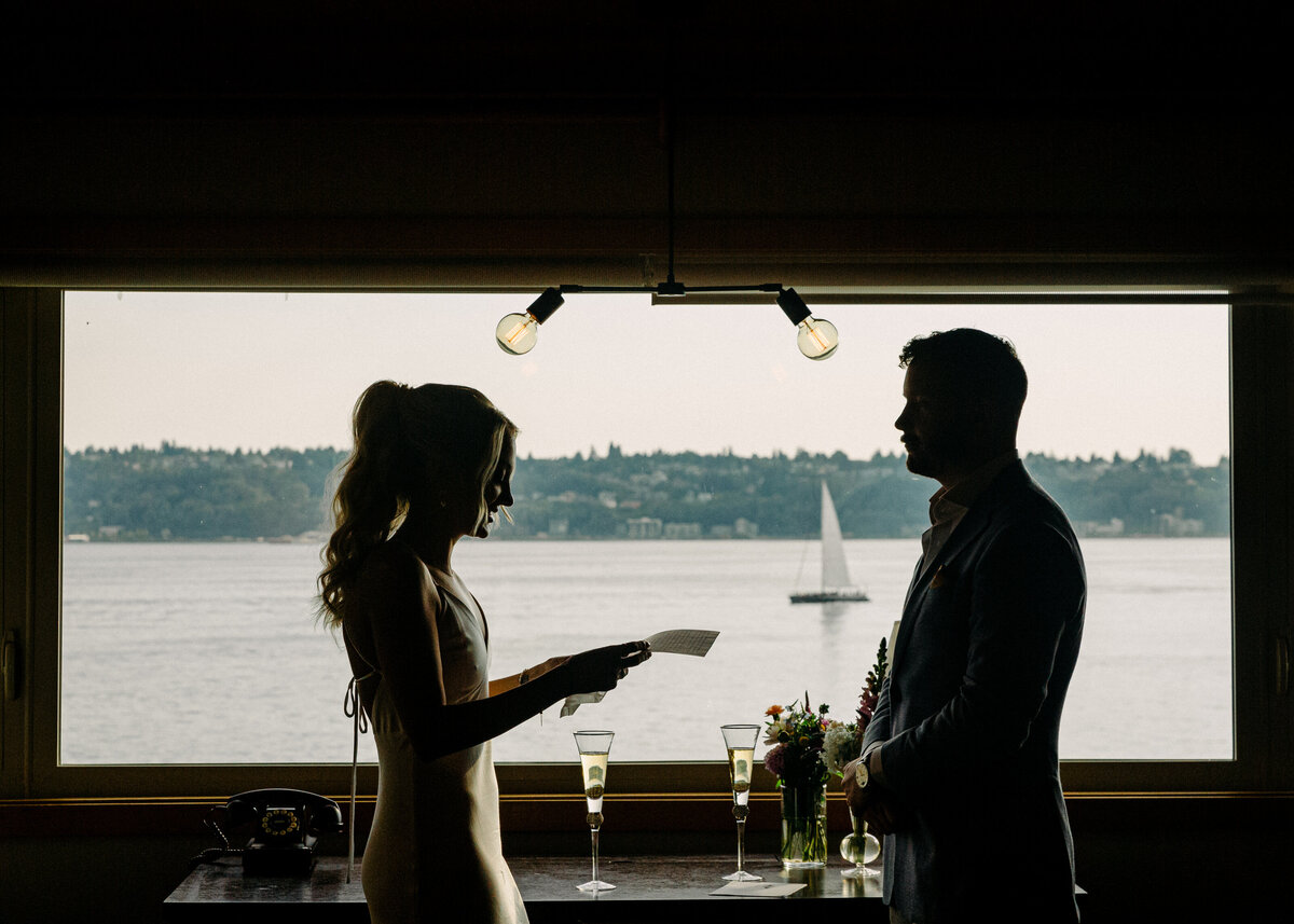 A Glamorous Wedding At The Edgewater Hotel With Pops Of Champagne, Pearls, And Nostalgia-Seattle Bride Real Wedding Submission By Something Minted-11
