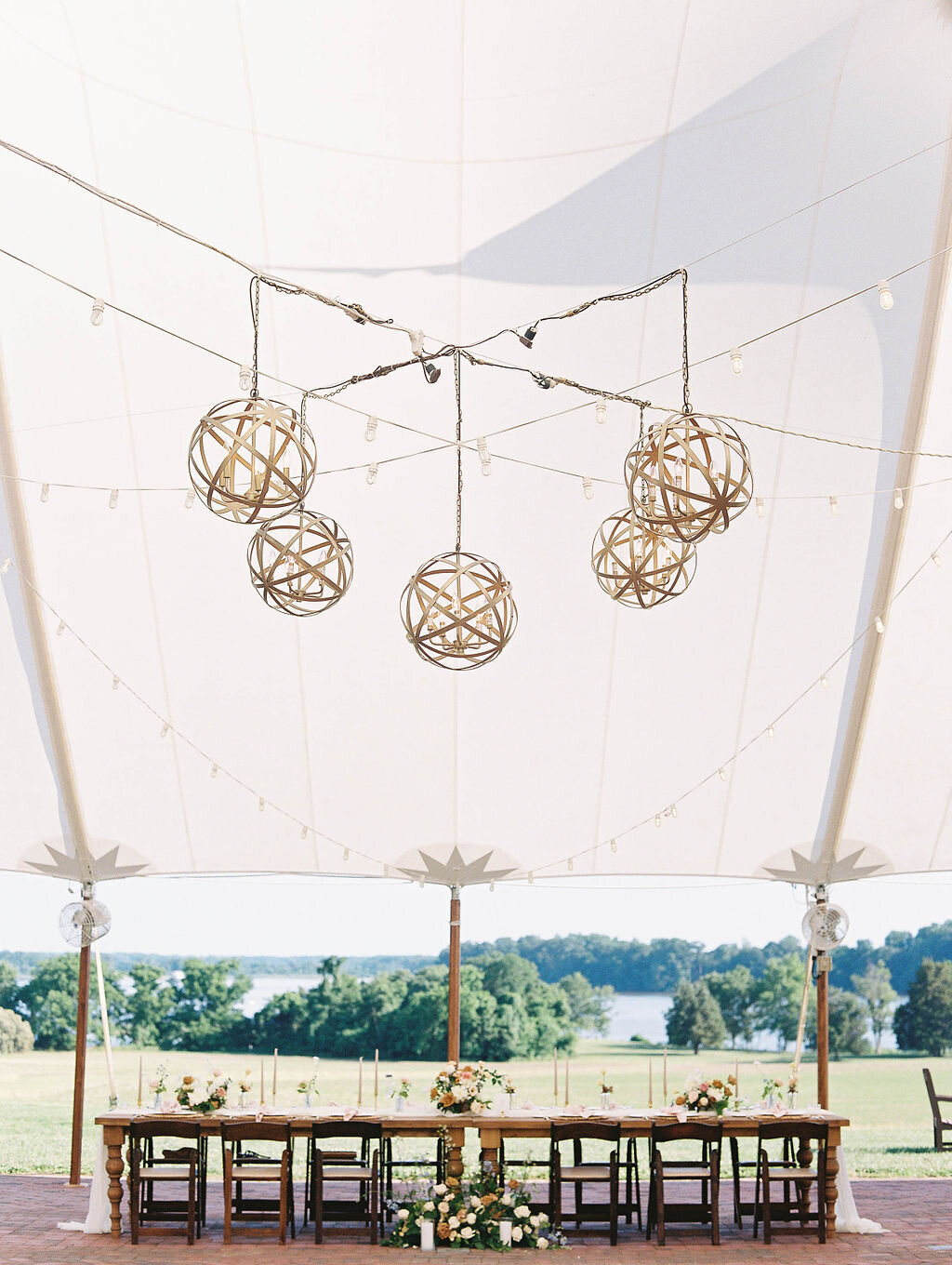 Kate Campbell Floral Summer Tented Wedding at Brittland Estate by Ashley Boyan Photography-21