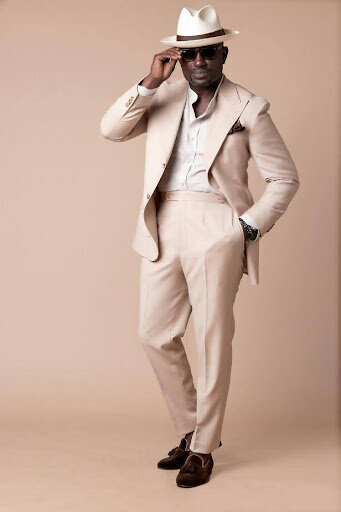 A cream suit for your capsule wardrobe