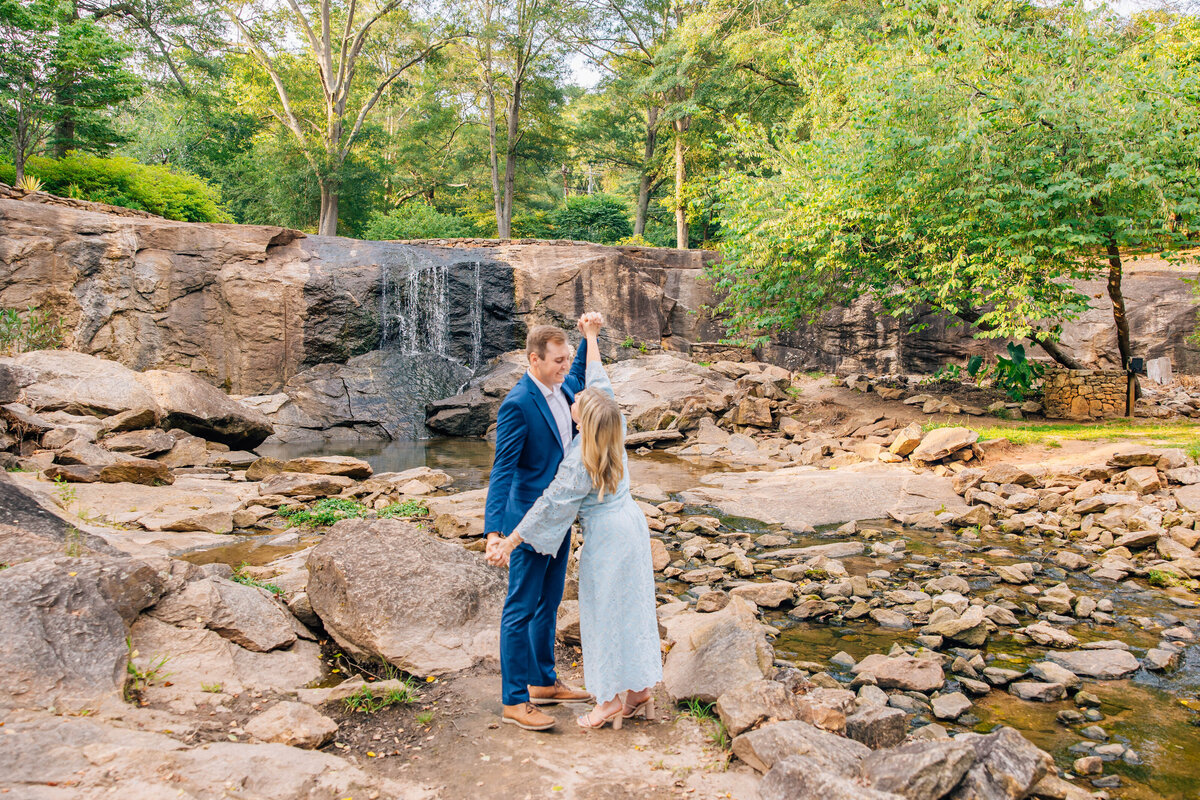 rock quarry engagement session