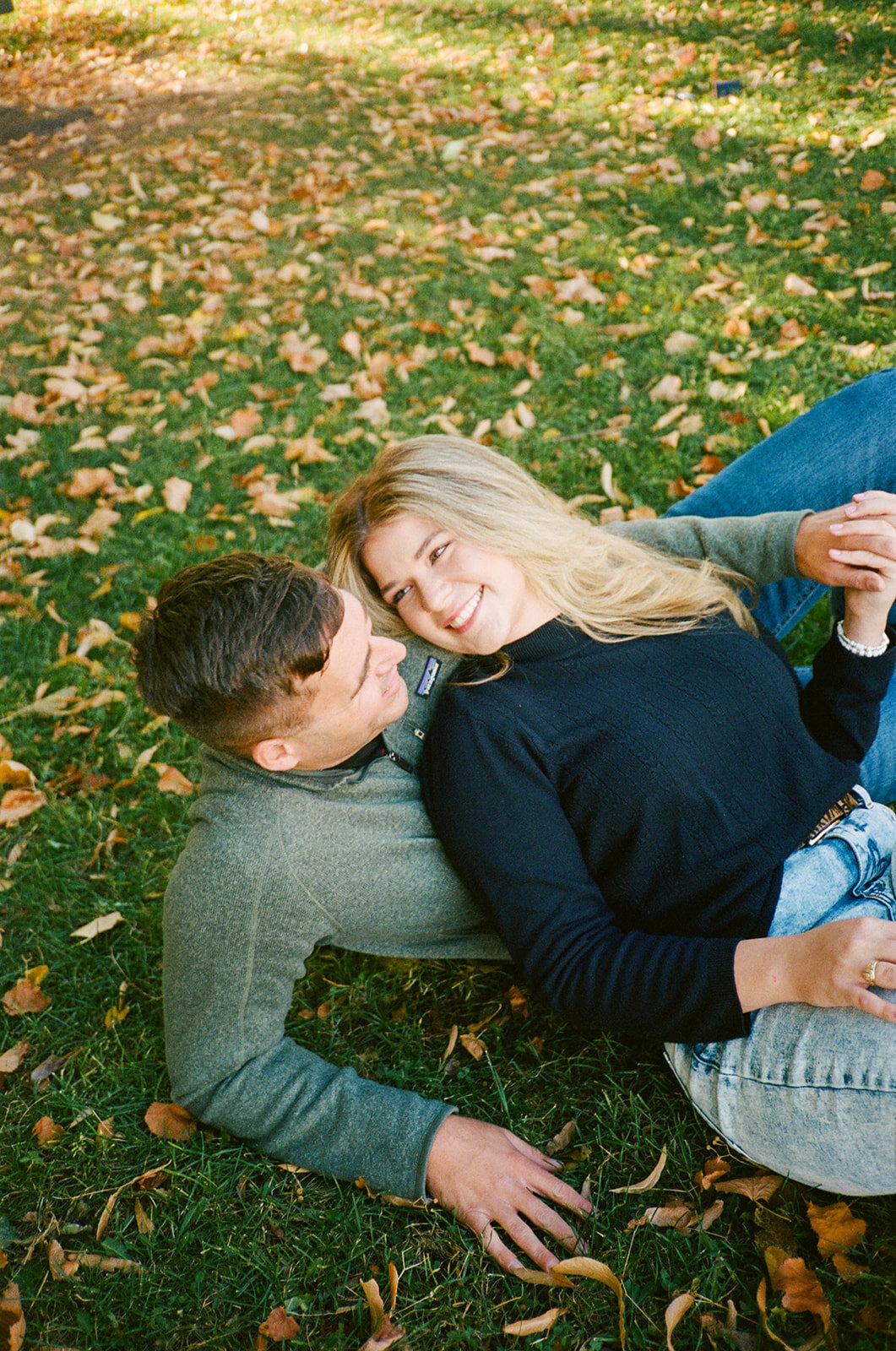 Engagement session in Denver with natural, candid moments