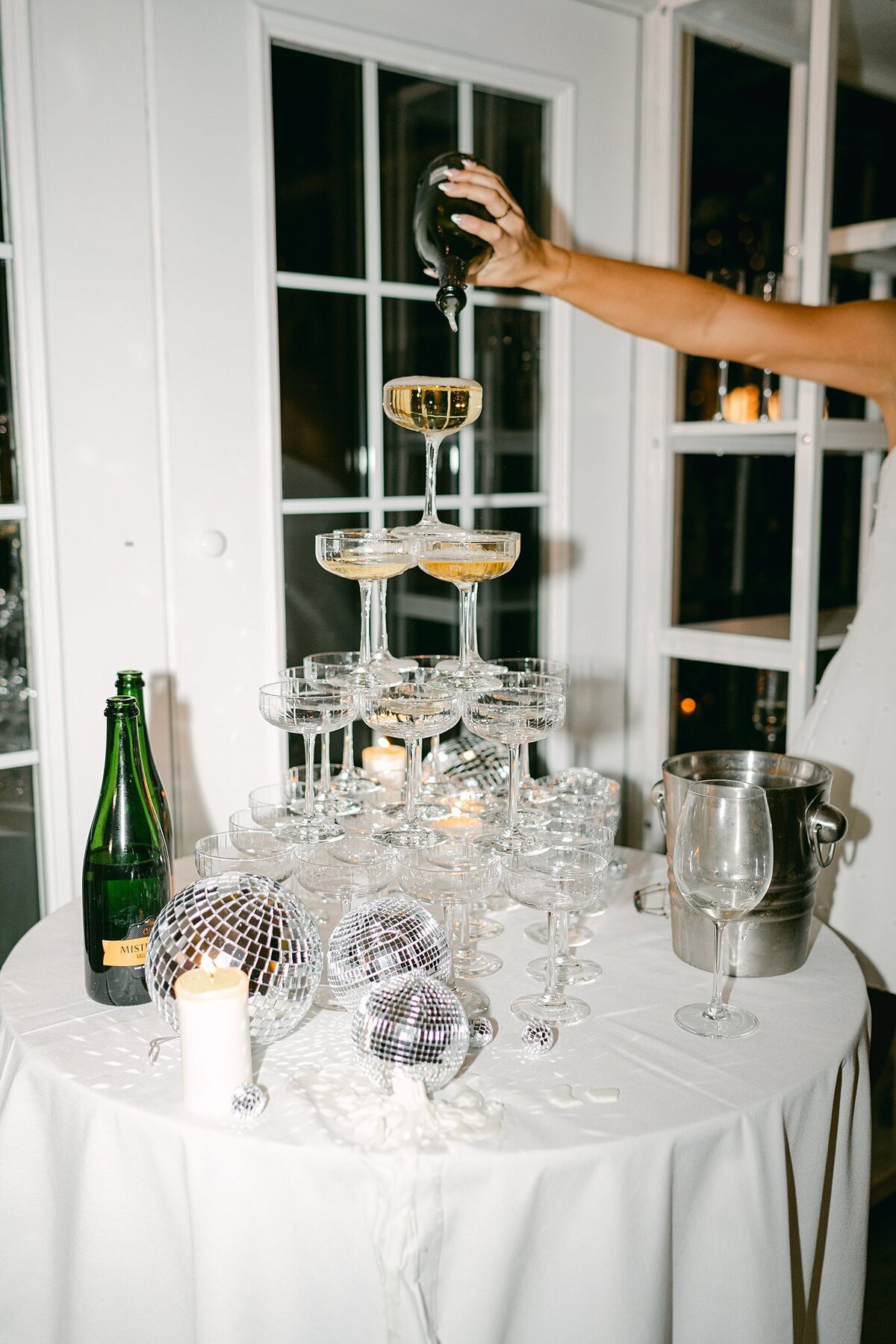 Champagne Tower at Ritz Charles