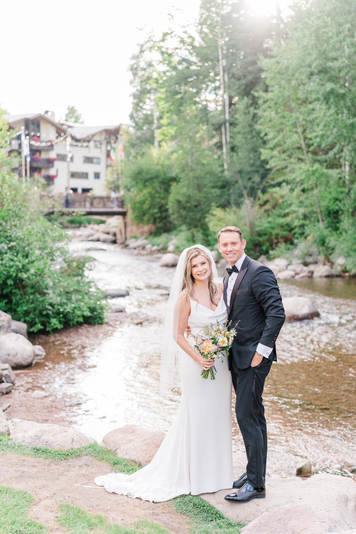 Vail Wedding Deck Mountain Village Romantic Summer Elopement Wedding Ski Lift Elena Spraguer Photography 0028