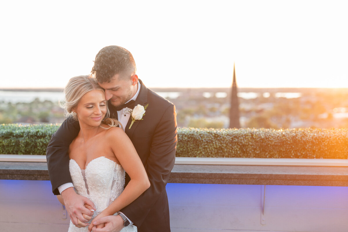 Rooftop wedding at 500 Pearl