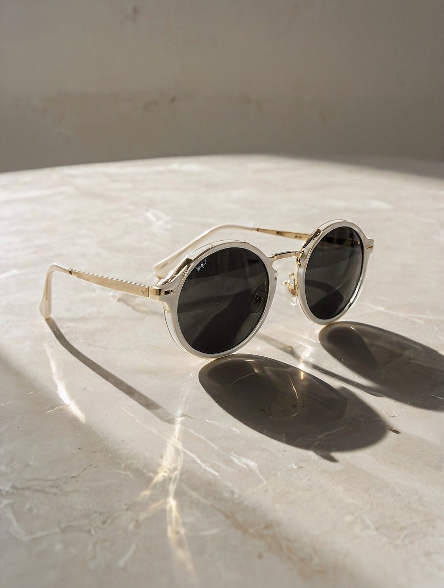 Elegant Gold Sunglasses