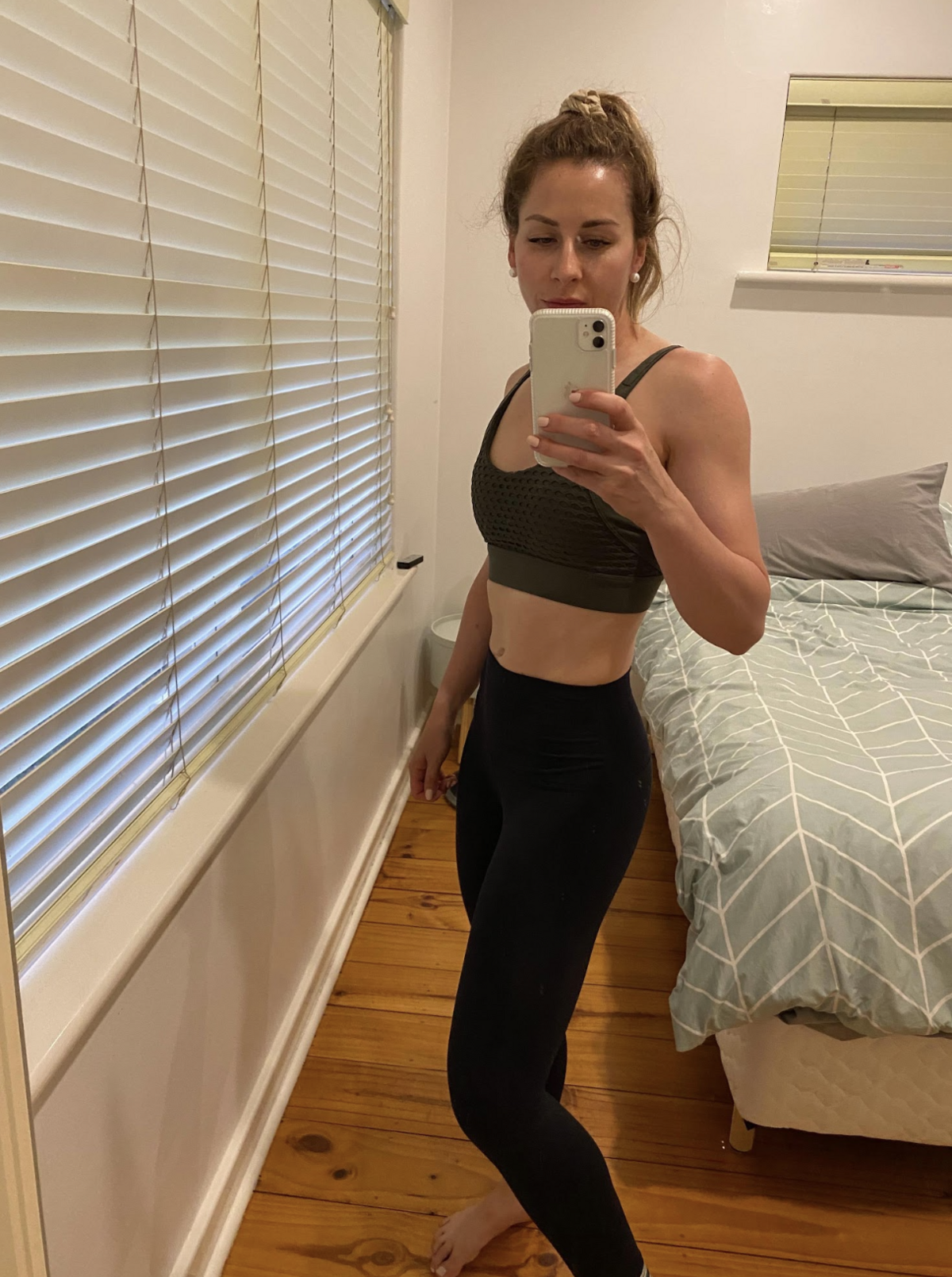 Client mirror selfie