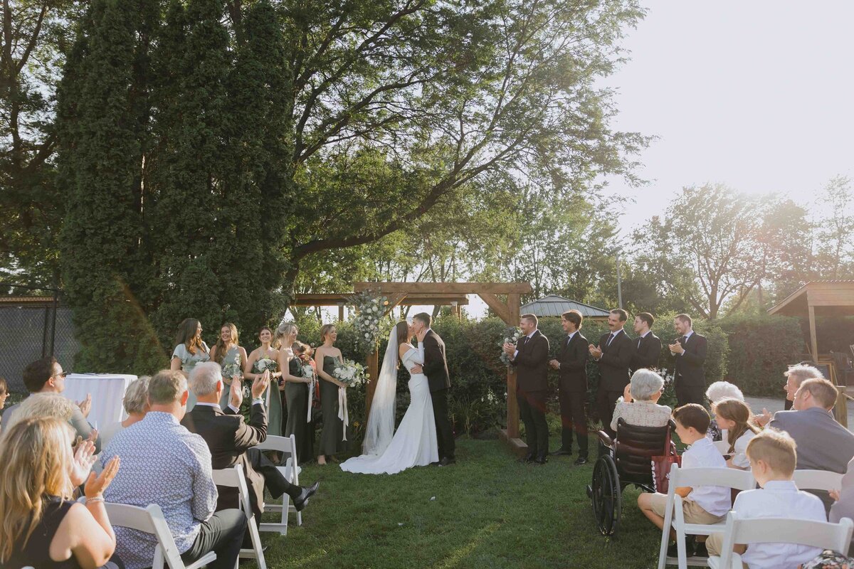 ottawa tennis and lawn bowling club wedding ceremony