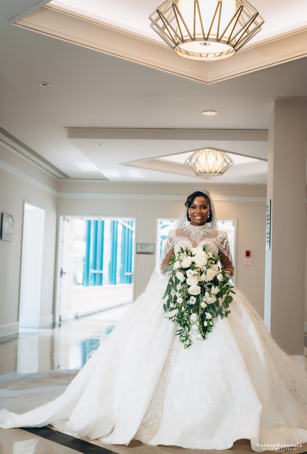 Abigail and Abije Oruka Events Papouse photographer Wedding event planners Toronto planner African Nigerian Eyitayo Dada Dara Ayoola outdoor ceremony floral princess ballgown rolls royce groom suit potraits  paradise banquet hall vaughn 125