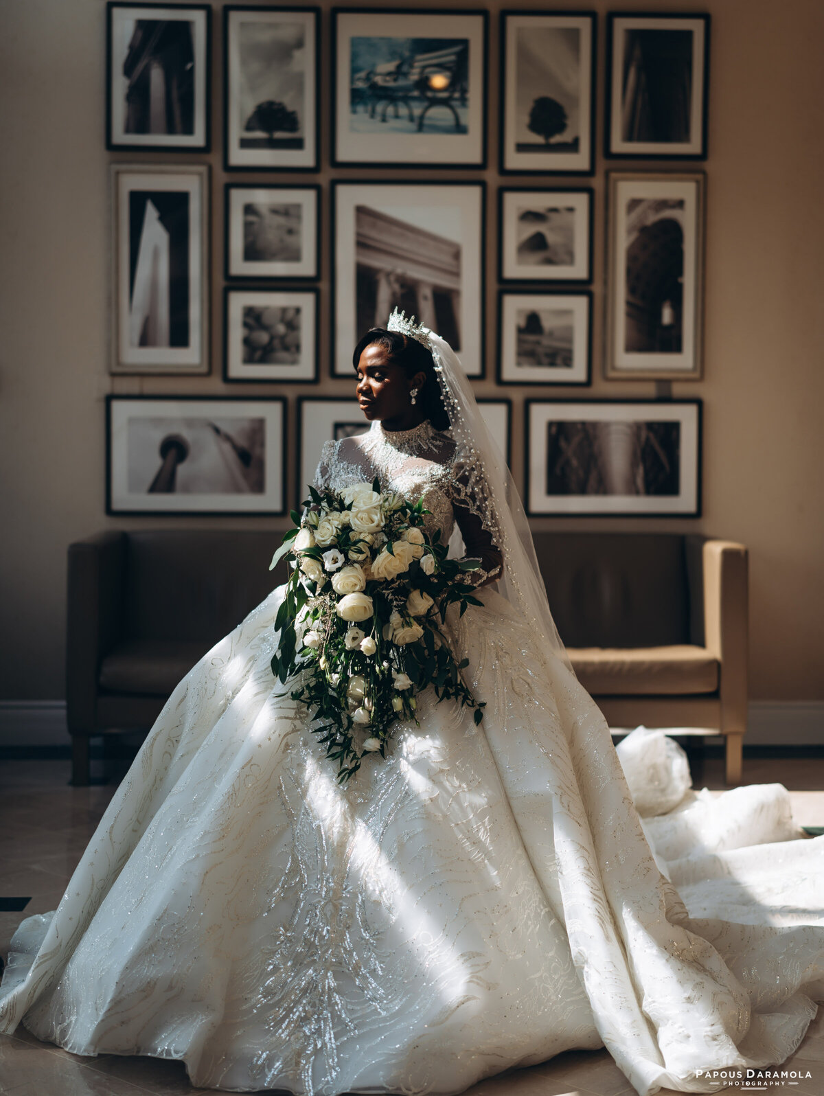 Abigail and Abije Oruka Events Papouse photographer Wedding event planners Toronto planner African Nigerian Eyitayo Dada Dara Ayoola outdoor ceremony floral princess ballgown rolls royce groom suit potraits  paradise banquet hall vaughn 143