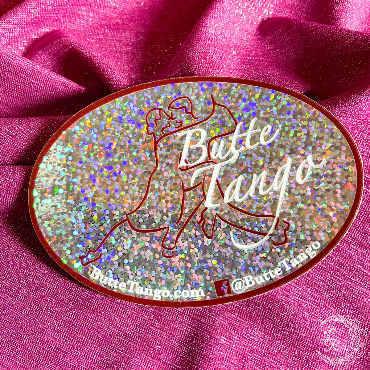 Butte Tango Glitter Sticker
