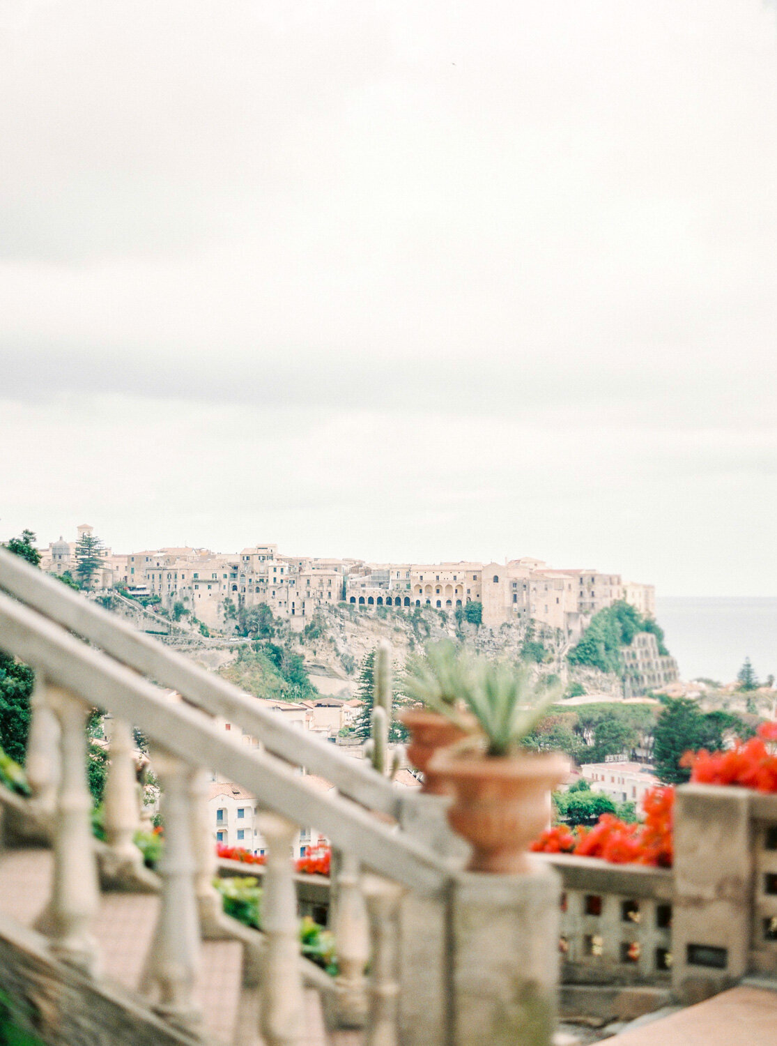 View of Tropea from Villa Paola
