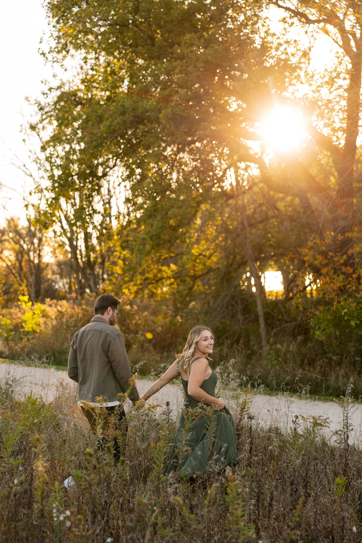 Wisconsin State Park Engagement Photographer Pike Lake South Kettle Moraine Unit Creative Couples Session-146