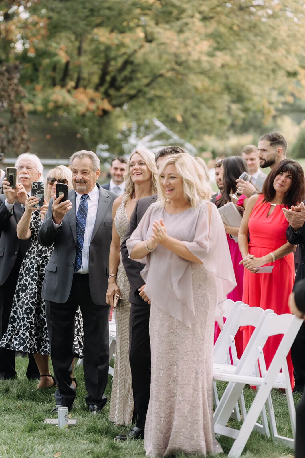 Wedding guests at Finger Lakes Wedding, New York