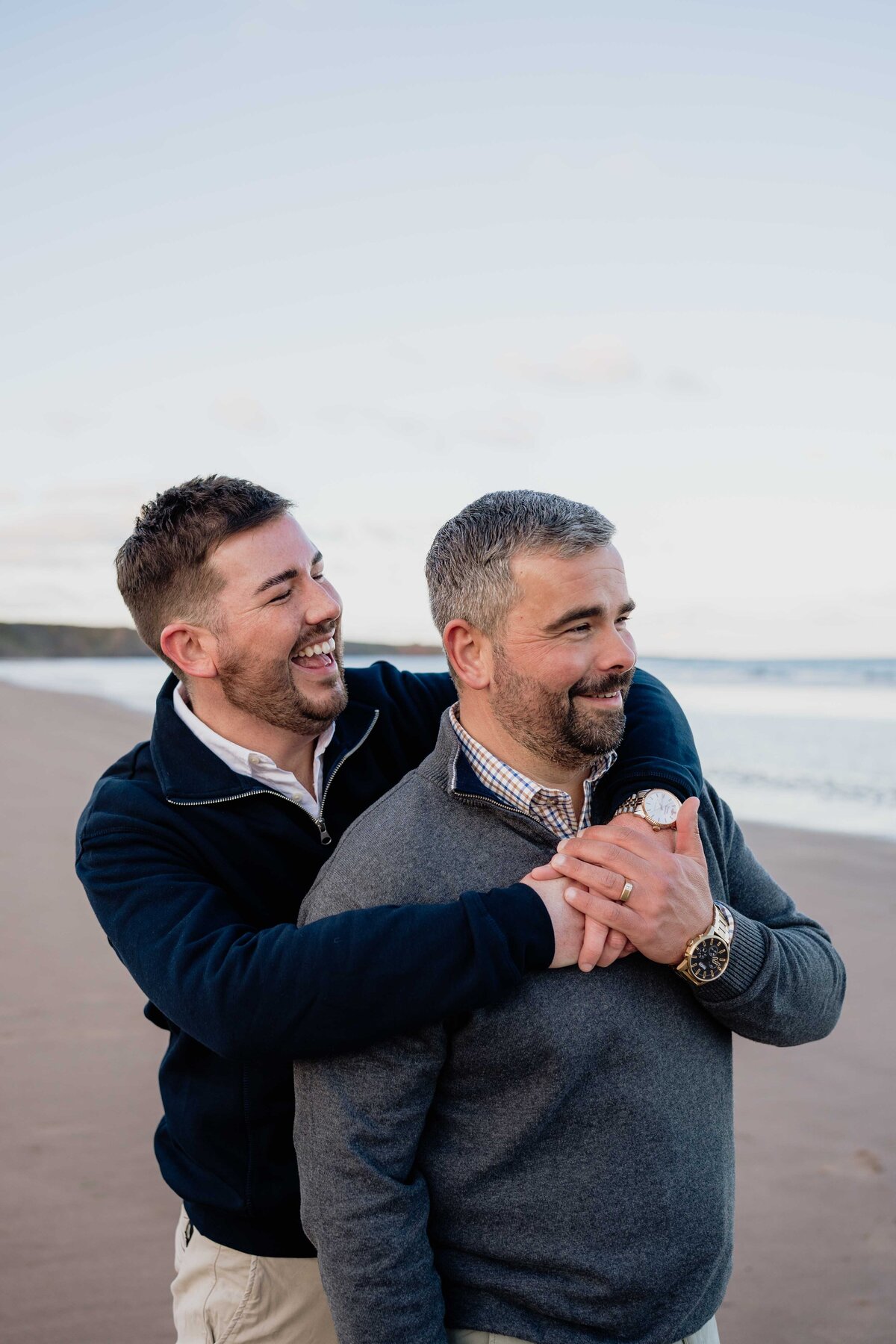St Cyrus Beach engagement photos by Aberdeen wedding photographer Scott Arlow-3