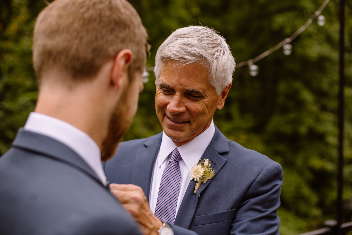 Private Residence Wedding-Father and Son-Kate Neal Photography
