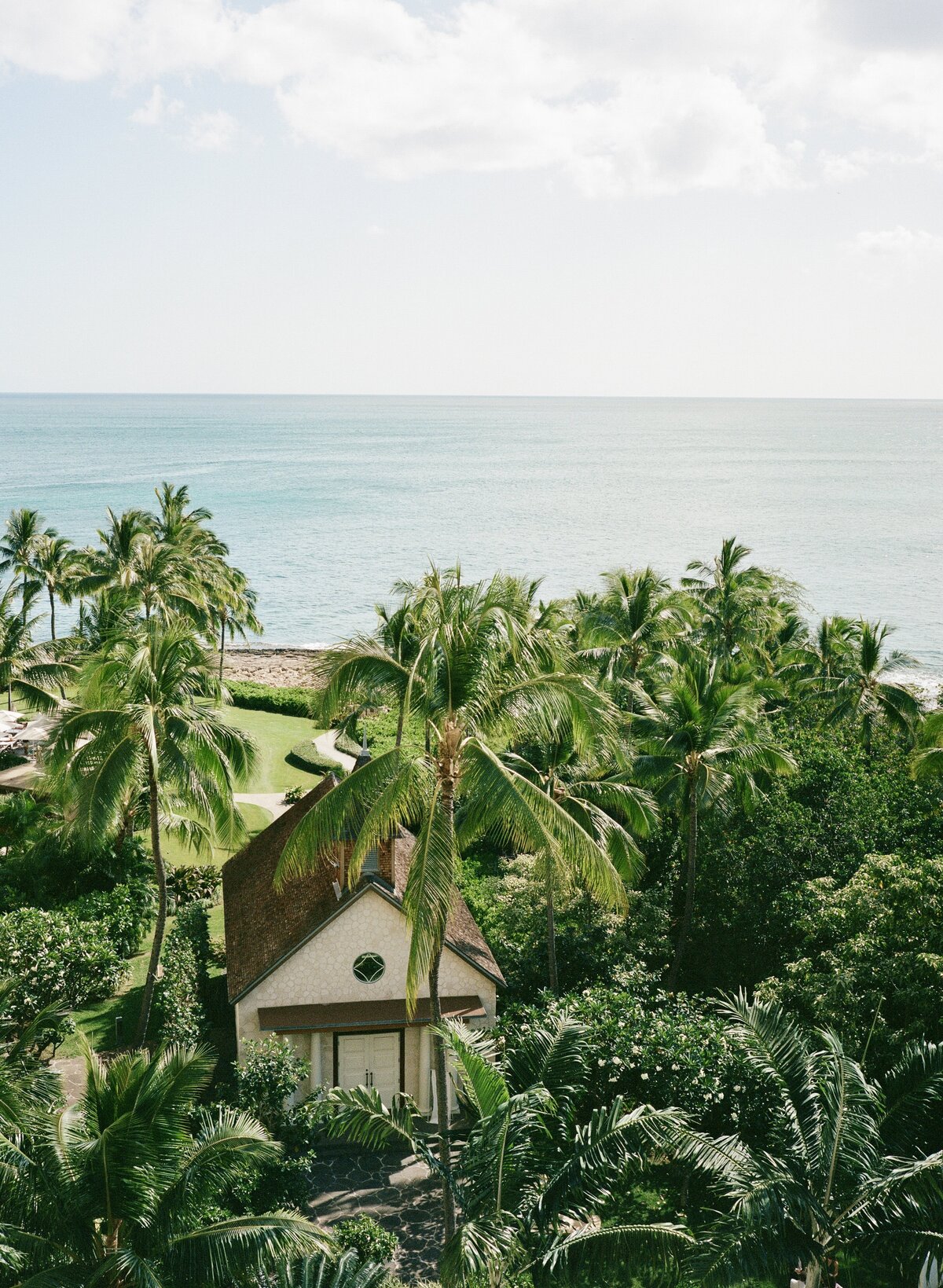 Stunning tropical landscape captured on film, reflecting the beauty of a destination wedding — Carmel wedding photography by Kate Winters Photography.