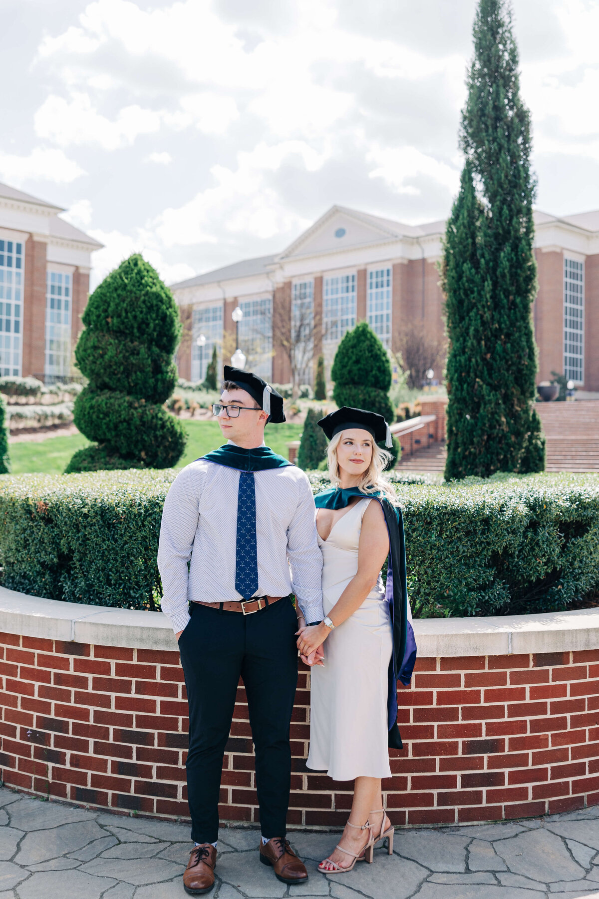 Couple-looking-off-High-Point-University